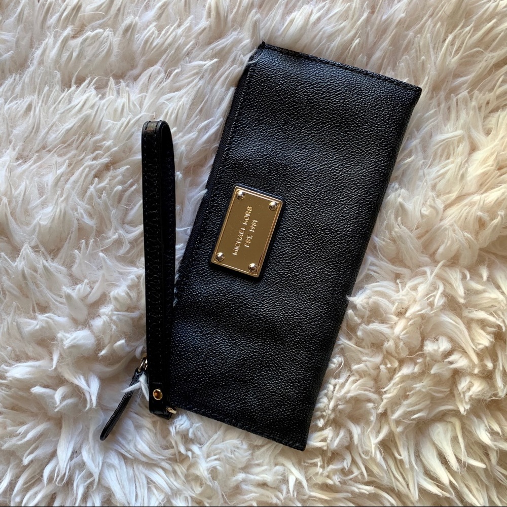 Michael Kors Signature Logo Wristlet